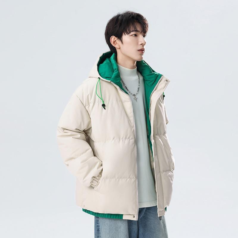 Набивная мужская зимняя новая модная стеганая куртка для пары, одежда-хлеб, модный бренд, утолщенная стеганая куртка для мужчин