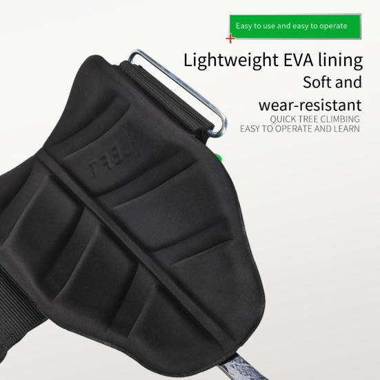 Набор инструментов для лазания по деревьям Стальные шипы для лазания по деревьям Регулируемая страховочная привязь для лазания с усиленными ножными ремнями Оборудование арбориста для лесозаготовки Фрукты