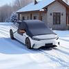 Magnetic Snow Shield Car Windshield Winter Protection Half Cover Car Coat Anti-freeze Anti-ice Automobile Accessories Curtain