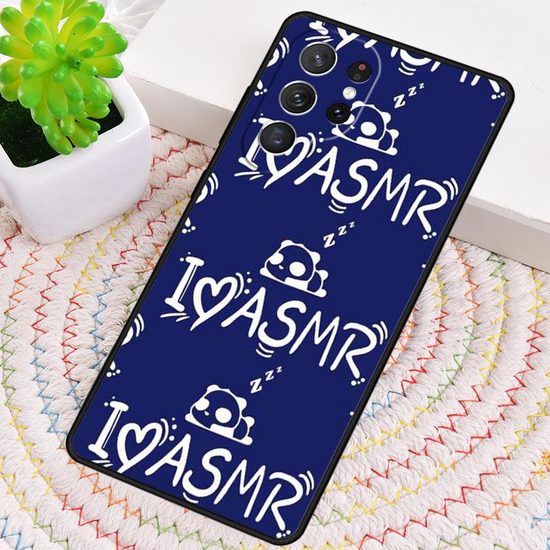 I love ASMR Silicone Phone Case For Samsung Galaxy note 10 pro S26 S25 S24 S23 S22 S21 Plus S25Ultra Capa Cover