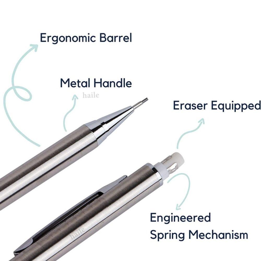 0.3/0.5/0.7/0.9mm Mechanical Pencil Drawing Writing Tool Movable Pencil Art Painting Supplies