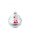 Boules de sapin de Noël - EONE - Peppa Pig - Lot de 6 - Diamètre 8cm - Plastique décoré à la main