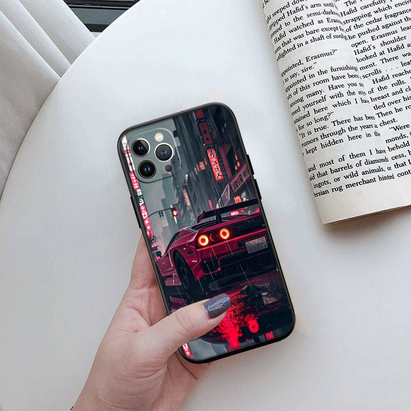 ED53 Supercar HKS JDM автомобильный чехол для телефона iPhone 6 6s 7 8 11 12 13 14 15 XS Pro Max XR X SE Samsung S20 S21 S22 S23 S24 FE Ultra Plus Lite S21S A55