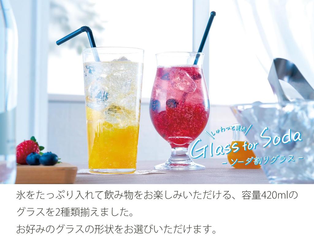 Стакан Toyo Sasaki Glass Стакан для содовой 420 мл Набор из 48 штук Сделано в Японии Можно мыть в посудомоечной машине Награда за хороший дизайн Стеклянный стакан Пивной стакан Стакан для хайбола Стакан для сауэра