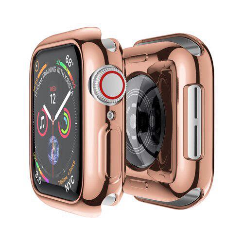 Чехол для Apple Watch 44 мм 40 мм 45 мм 41 мм 42 мм 38 мм защитное стекло iwatch силиконовый бампер apple watch series 3 6 se 7 8 9