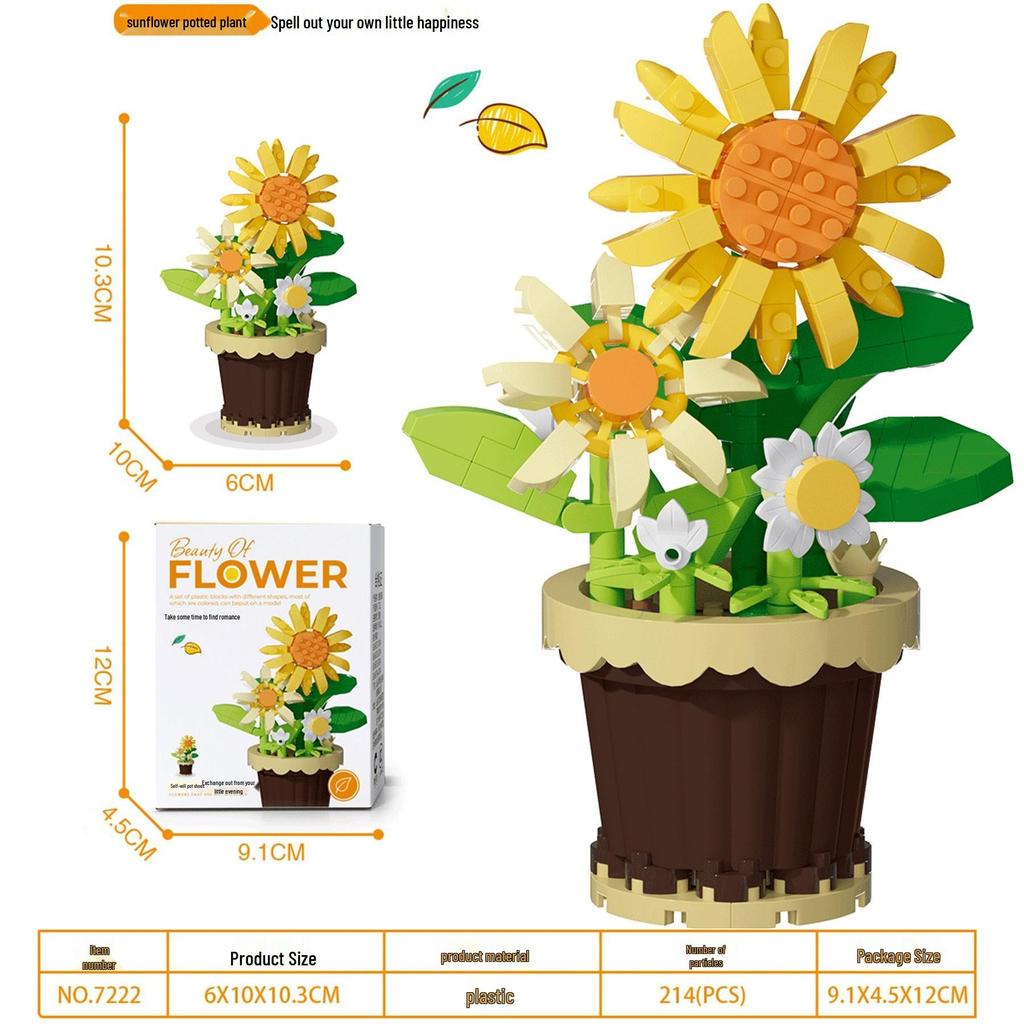 Суккулентный букет из цветов, конструктор - Праздничные подарки и игрушки
