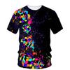 Rubik Cube  3D Printing T Shirt Man Summer O-Neck Short Sleeve Oversized Top Casual Tee Loose Streetwear Harajaku