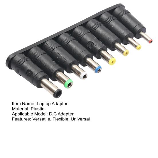 Набор разъемов для адаптера ноутбука 8/10 шт. Разъемы разных размеров «мама»-«папа» Гибкий адаптер питания для монитора, веб-камеры, роутера, мини-ПК, видеонаблюдения, динамика