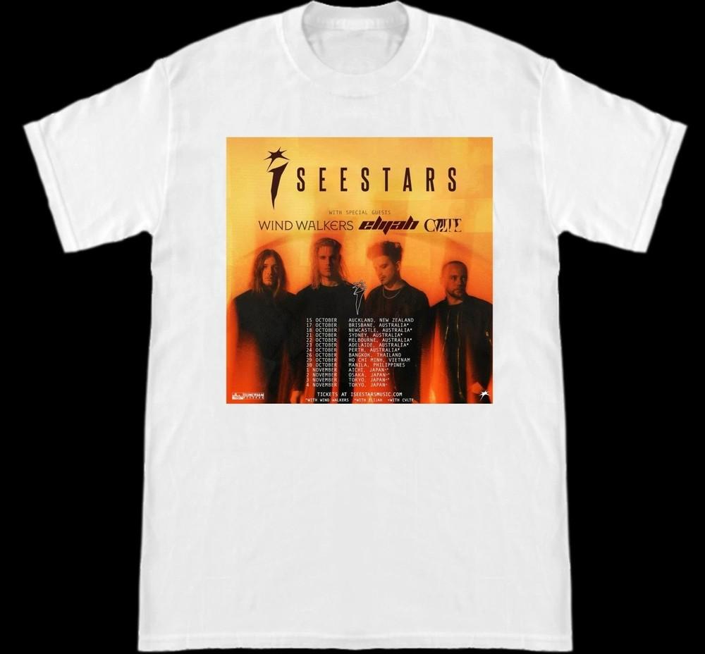 Band I See Stars Discussion T shirts Size S-5XL Short sleeve White CS169 Unisex T-Shirt
