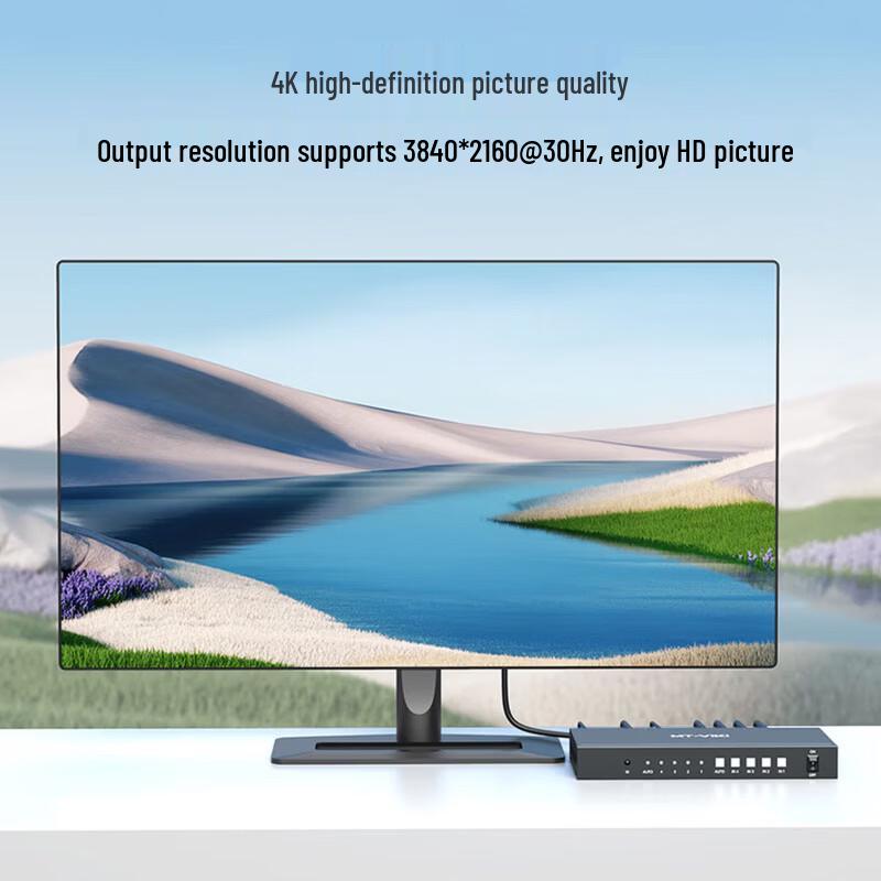 MT-VIKI Бесшовный 4K HDMI-переключатель 4 в 1 с аудиоэкстрактором