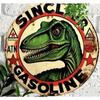 Металлический плакат Sinclair Dino Бензин Ретро Настенный декор для гаража