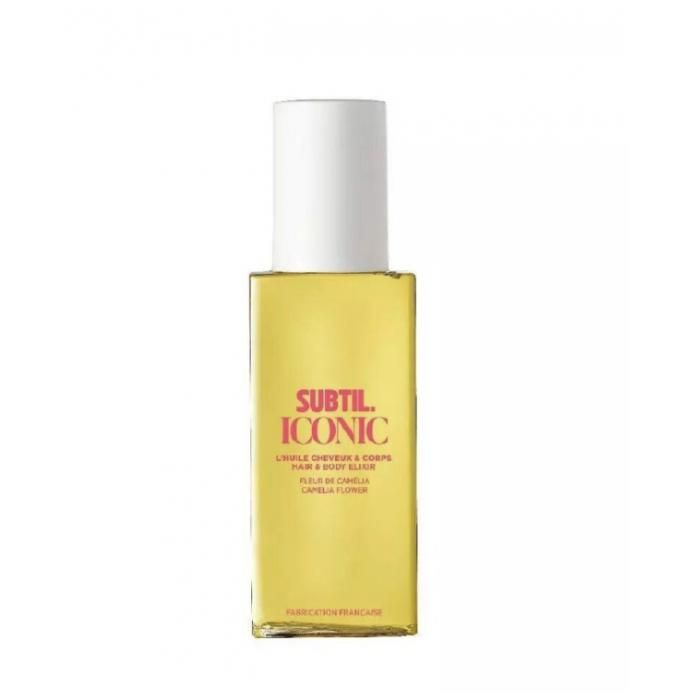 Huile Capillaire - SUBTIL Iconic - 100ml - Vegan - Nourrissant - Parfum Fleur de Camélia