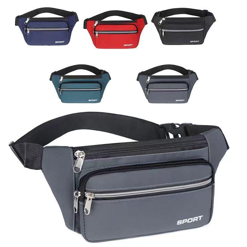 Unisex Waterproof Fanny Pack: Large Capacity, Wear-Resistant Cell Phone and Wallet Waist Bag for Outdoor Sports
