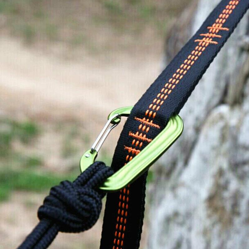2pcs Hammock Tree Straps Outdoor Camping Hanging Swing Rope for Backyard Garden