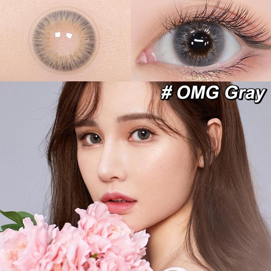 0~-6.00 Colored Contact Lense Magister 14mm Brown/Gray Natural Contact Lenses OMG Series