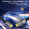 Кабель-адаптер FDBRO DisplayPort на HDMI 8K, Активный 8K@60 Гц, 4K@120 Гц, 32,4 Гбит/с, Однонаправленная передача, Штекер-Штекер, DP 1.4 на HDMI 2.1, Дисп