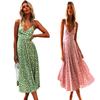 2023 Bohemian Print Beach Dress - Women's Sexy Spring/Summer Suspender Style