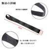 Set of 4 20*2.5cm Tie-Down Straps, Soft Loops, for Cargo Securing, Packaging, Bicycles, Motorcycles, Anti-Tip, Multi-Purpose Tools, Transport, Black