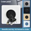With Rubber Pad Wall Blank Panel With Outlet Hole Decorative Cover Cable Socket Panel  Office