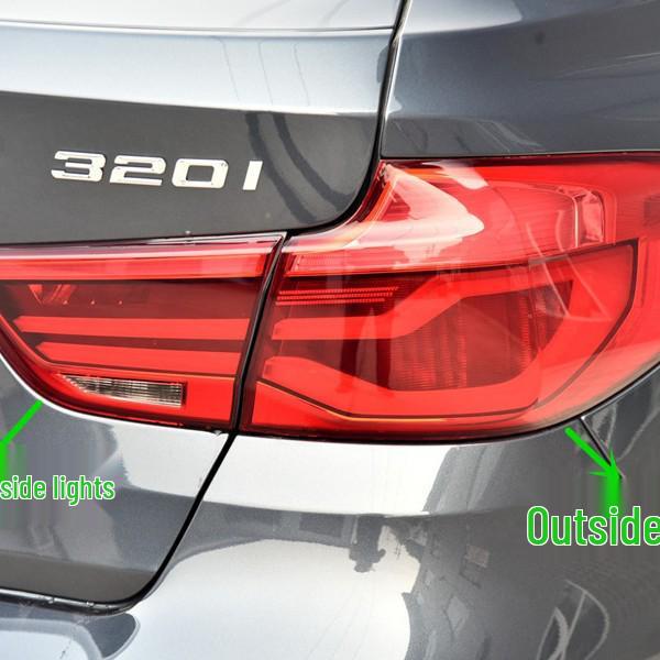 BMW 3 серии GT (2017-2019) Крышка линзы заднего фонаря - Красный прозрачный корпус