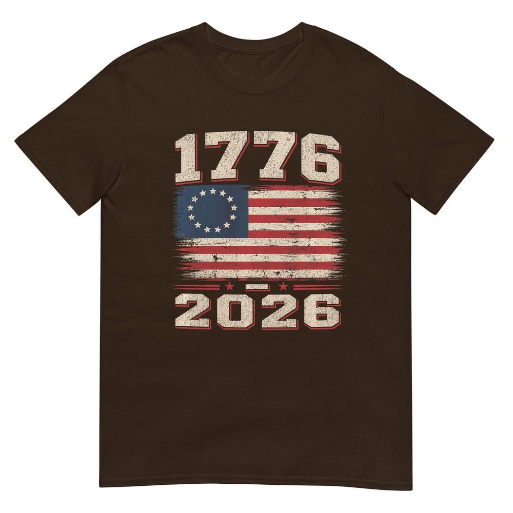 Since 1776 250 Years 2026 Patriotic Vintage Flag Premium TriBlend TShirt