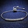 S925 Silver Bracelet Moissanite Bracelet Moissanite Row Diamond Bracelet Women's Model