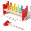 Educational Game Toddler Hammer Nails Toys Montessori Nail Screw Games  Fine Motor Training