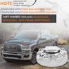 1 шт. Хромированная центральная заглушка колеса, совместимая с Dodge Ram 2500 3500 SRW -2024 Одно стальное колесо, заменяет 6PG02SZ0AB, 6PG02SZ0AC Передняя/Задняя