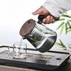 Glass Magnetic Switch Tea Pot 650ML Automatic Tea Pot Tea Separation Pot  for Daily Tea Drinking