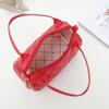 Trend embroidered rhombus chain portable cylinder bag casual versatile women's bag, one piece