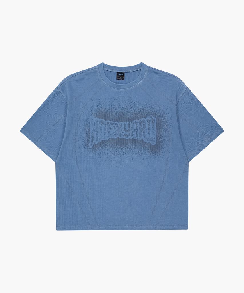 HDEX Pigment Cutline Waffle Short Sleeve (Blue)