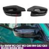 For BMW M240i M440i i4 M50 M2 G87 M3 G80 M4 G82 G83 Carbon Fiber Car Rear View Door Wing Side Mirror Cover Caps Shell Case