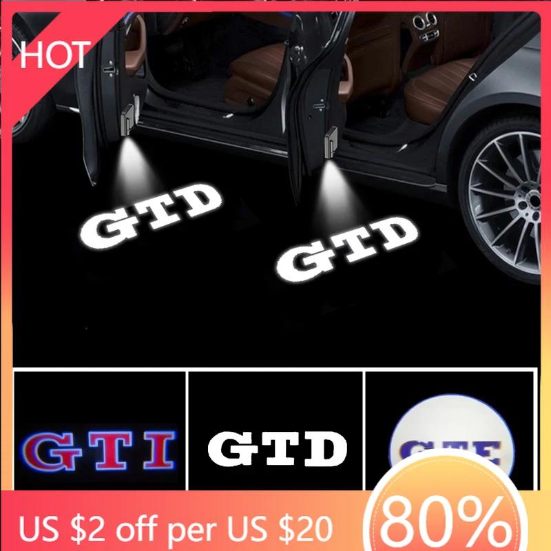 Golf 3 4 MK3 MK4 2026 Hot For VW VOLKSWAGEN 2Pcs LED Car Door Welcome Light Projector Lamp for VOLKSWAGEN VW Golf 5 6 7 GTI GTD