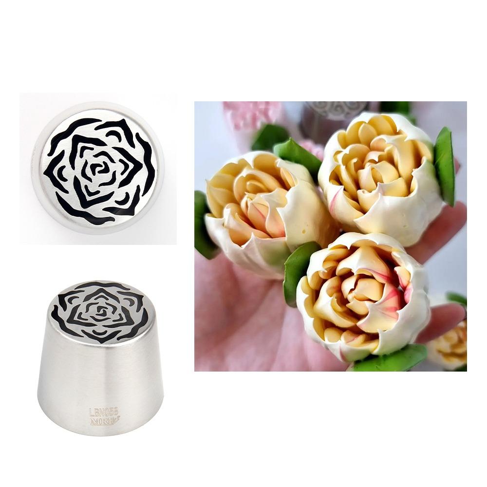 Creative Flower Squeeze Mouth Large Size Cream Piping Tips Pastry Piping Nozzle  Kitchen Gadgets