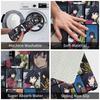 Demon Slayer Doormat Mat Anti-Slip Anime Giyu Tomioka Kitchen Bathroom Living Room Rug Carpet 40*60cm