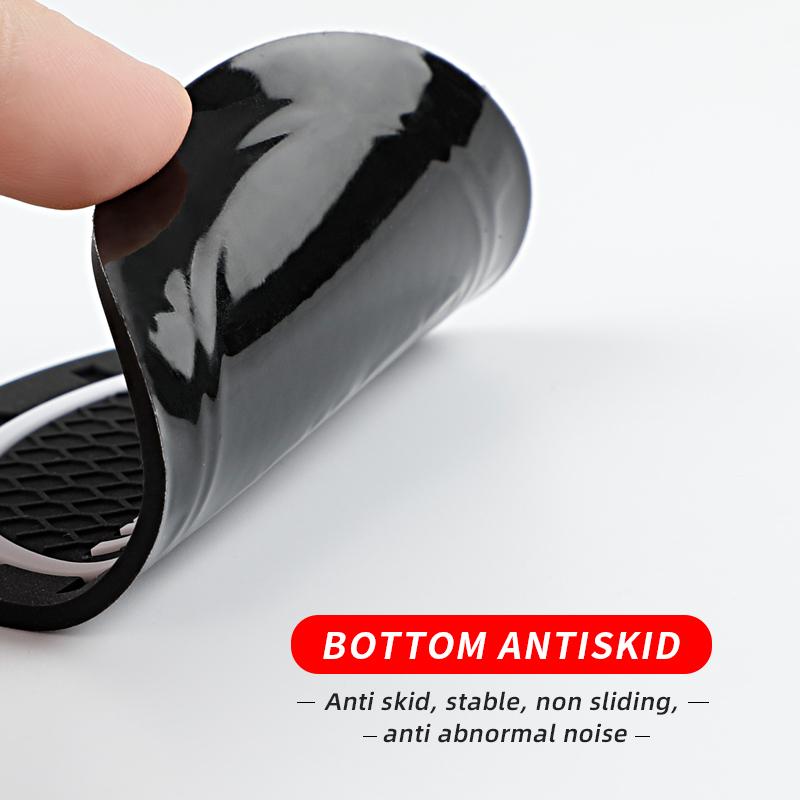 For VW Silicone Anti-slip Car Cup Holder Mat Water Bottle Pad For VW Golf Polo Passat GTI CC Tiguan T-ROC Interior Mouldings KXL-E92 zs2