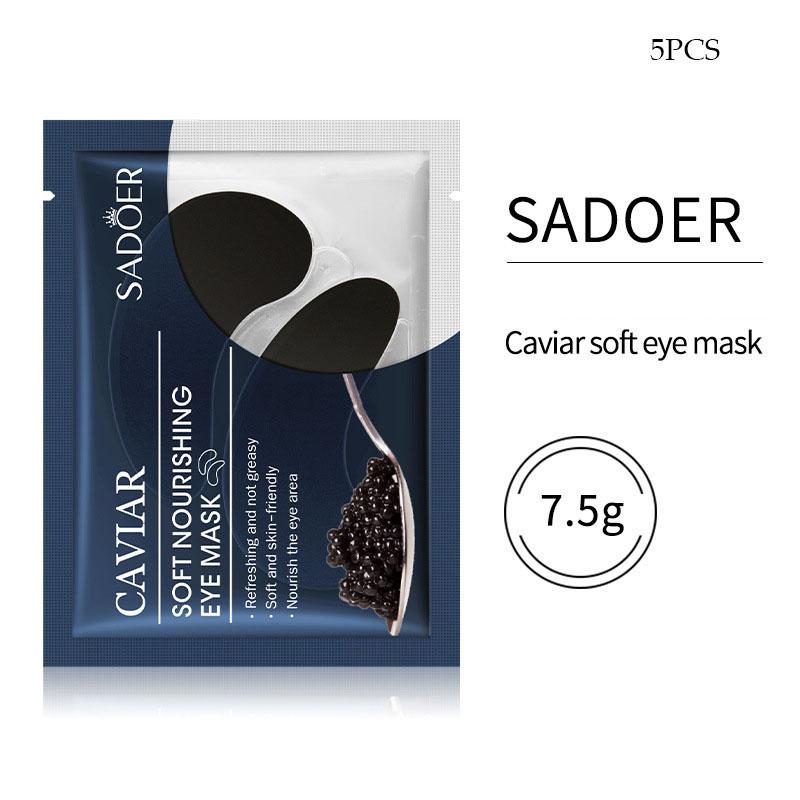 3/5/10 шт. SADOER Caviar Essence маска для глаз с морскими водорослями, увлажняющая маска для глаз с гиалуроновой кислотой