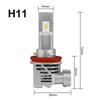 2Pcs ZES Led H1 H4 H7 LED H8 H11 H16 9005 HB3 9006 HB4 Car Headlight 50W 12000Lm H3 9004 9007 H13 High Low Beam Bulbs Automobile Lights Turbo Headlamp