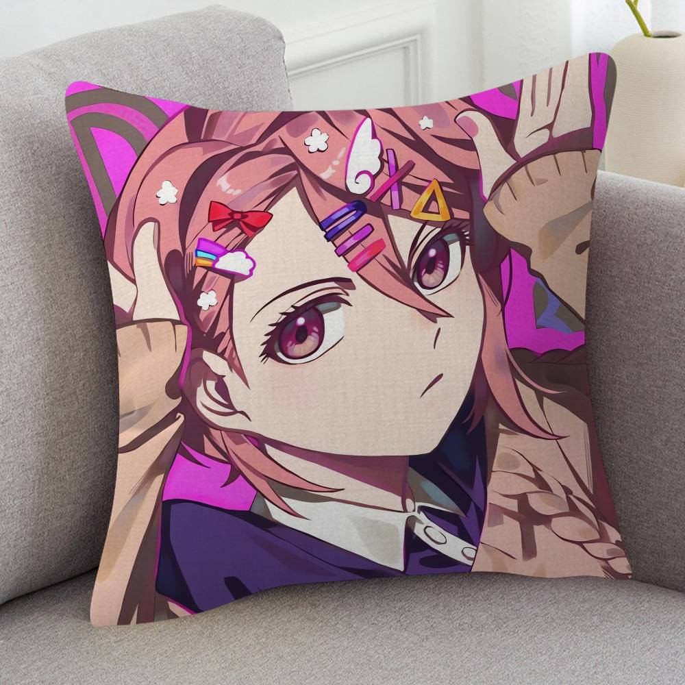 Anime DAN DA DAN Cute Cartoon Twodimensional Pillowcase Bedroom Sofa Cushion Cover Nap Pillow Cover