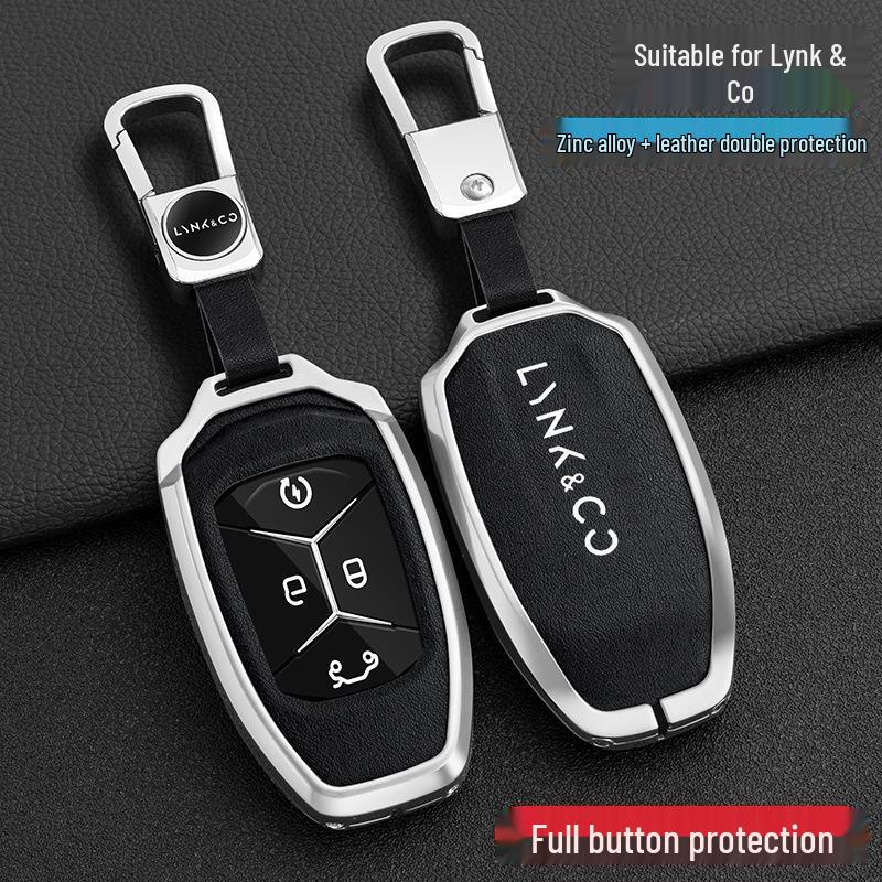Lynk&Co Car Key Case: Metal Shell for Models 01, 02, 03 - Unisex Key Holder
