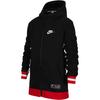 Nike Solid Logo Print Zip-Up Hoodie Kids Jackets CN6115-010