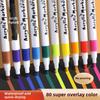 Acrylic Marker Pens for Primary School Students - Draw with Vibrant Colors, Waterproof and Quick-drying.
