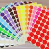 Assorted Colors Round Label Stickers for Gifts Craft Handmade Stationery Flowers Stickers Circle Bouquets Stickers