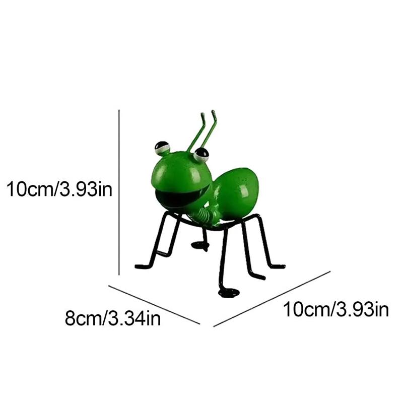 Iron Art Ant Statue Garden Decor Figure Stand Ant for Outdoor Yard Lawn Decoration Ant Sculpture Home Desktop Decor