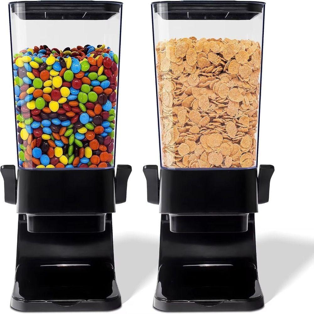 5.5L Candy Powder Storage Tank Plastic Candy Box Grain Oatmeal Dispenser  for Keeps Cereal
