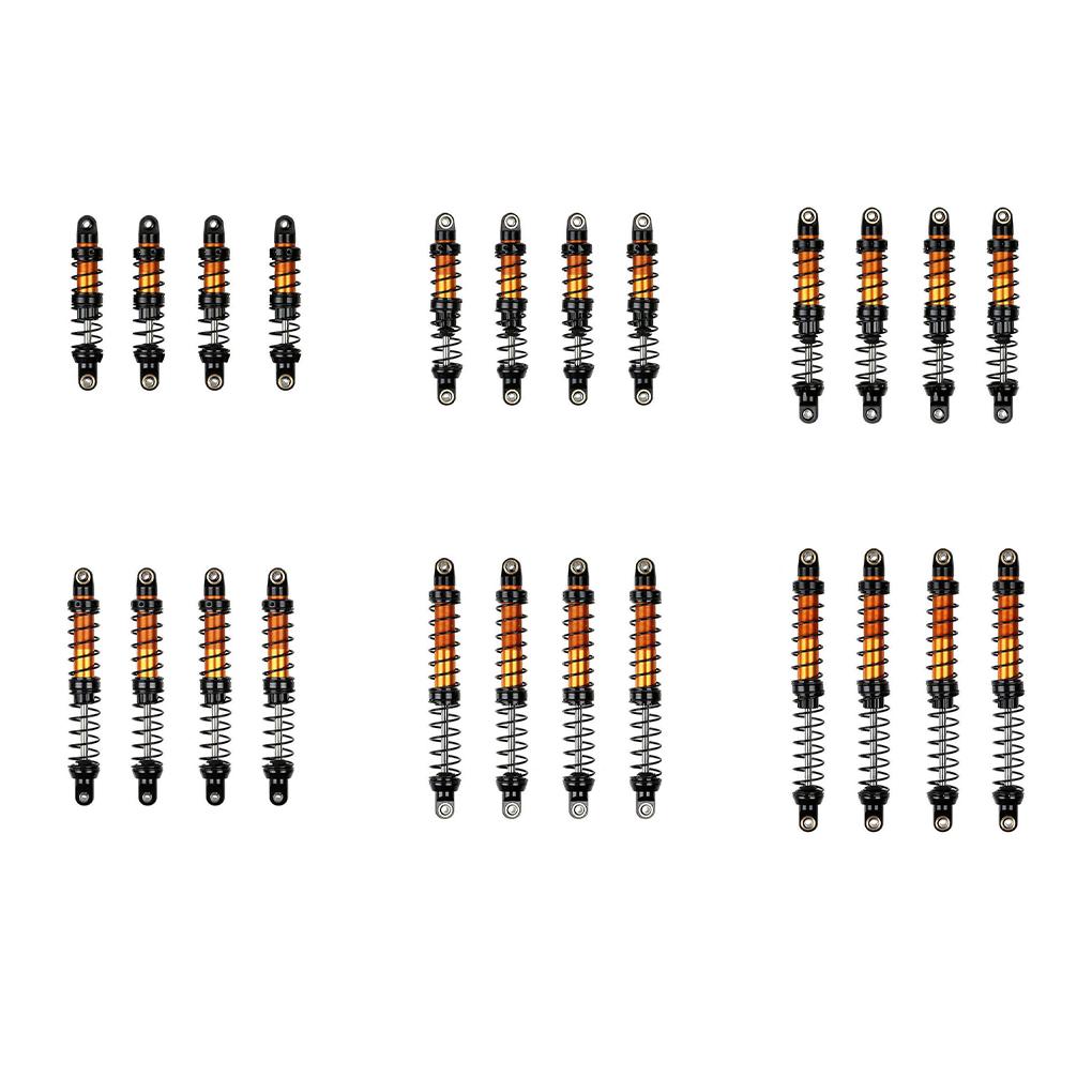 Black Aluminium Alloy Shock Absorber For 1/10 RC Truck Crawler SCX10 TRX4 Easy To Install