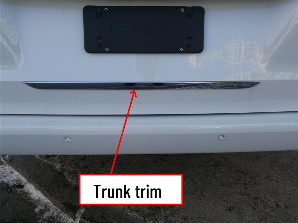 Outai Rear Trunk Trim for 2016-2018 Mercedes-Benz Viano and V260/V260L V-Class