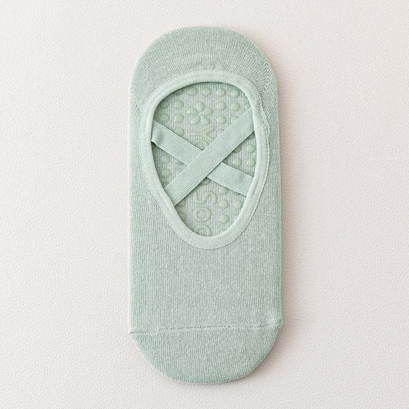 Women Yoga Anti-slip Socks Ladies Ventilation Ballet Dance Gym Fitness Pilates Cotton Socks