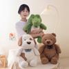Plush Bear Dog Toy Animal Stuffed Doll Cartoon Room Bed Decoration Gift Kids