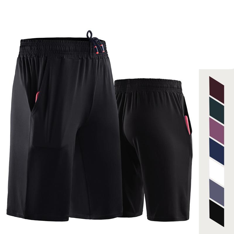 7 цветов, спортивные шорты, женские летние свободные прямые повседневные дышащие шорты для фитнеса, M-4XL